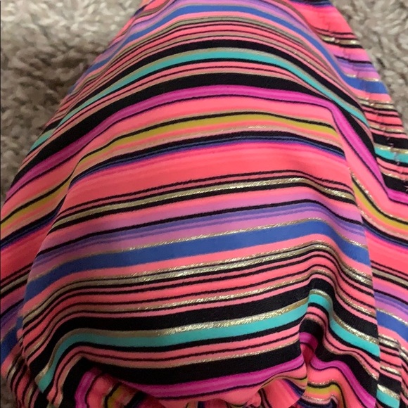 Victoria’s Secret Neon/Gold Foil String Bikini - Picture 3 of 6